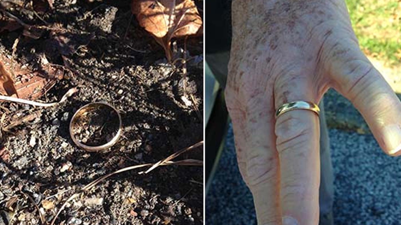 RECOVERY - Dave Franz finds lost wedding band!