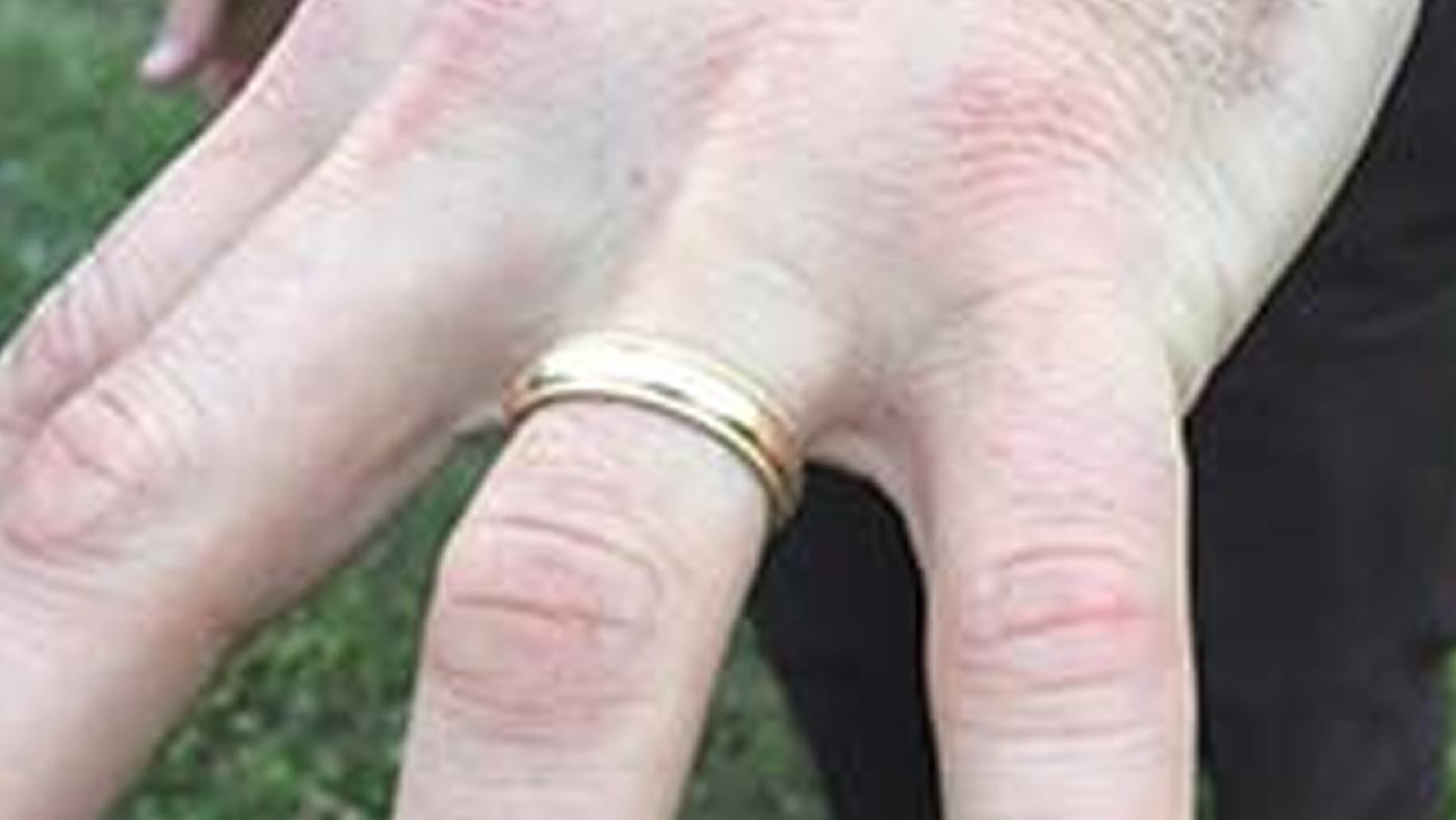 RECOVERY - Zack Brewer finds lost wedding band!